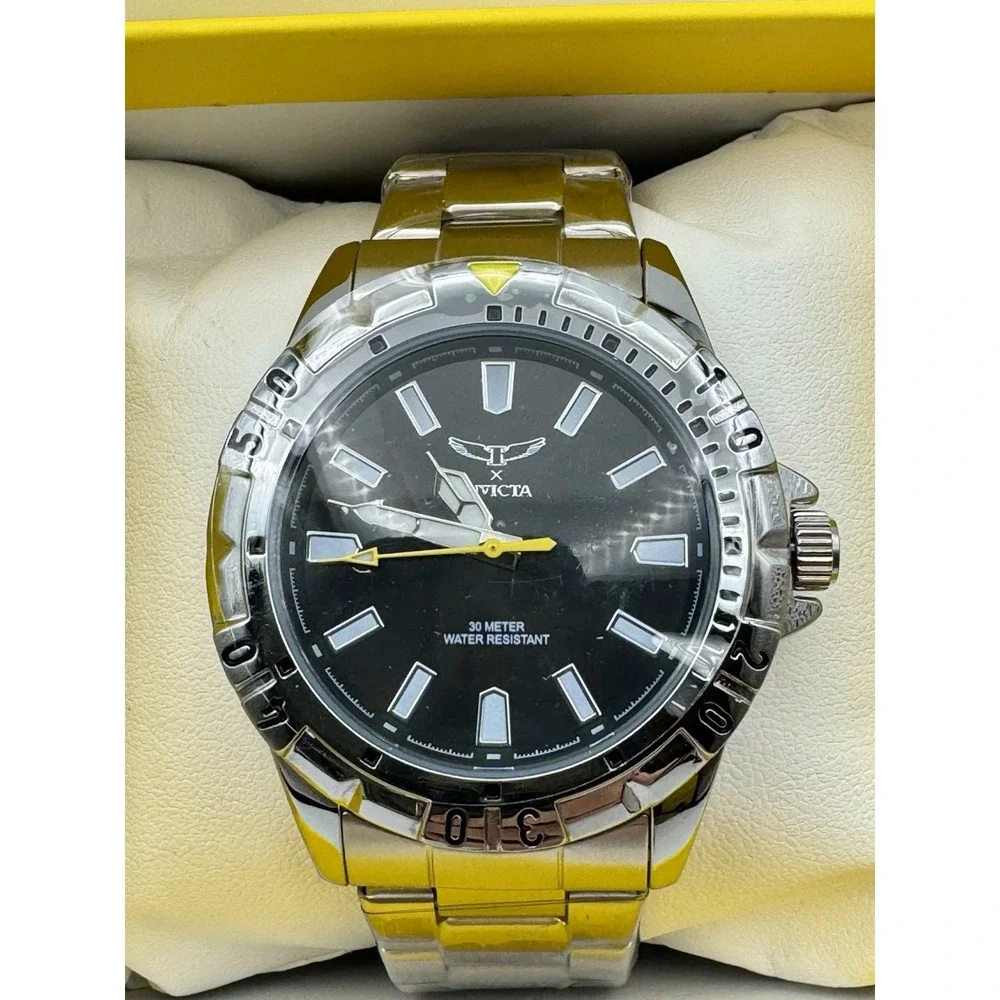 Invicta Specialty I 69040 Men's 42mm Black Dial Steel Watch New Box Tag